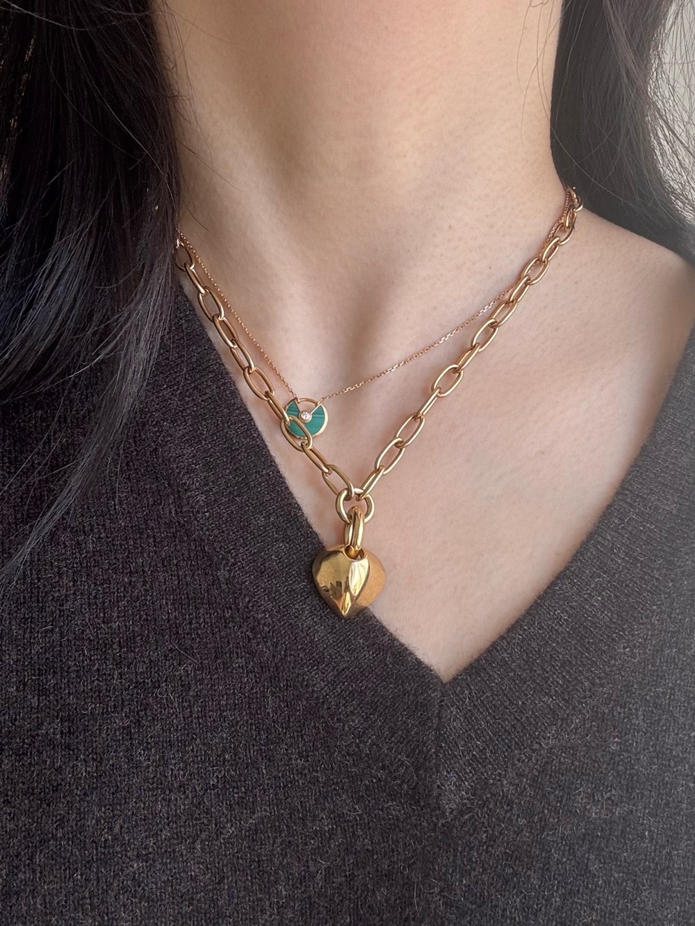 Laura Lombardi Caterina Heart Pendant Necklace
